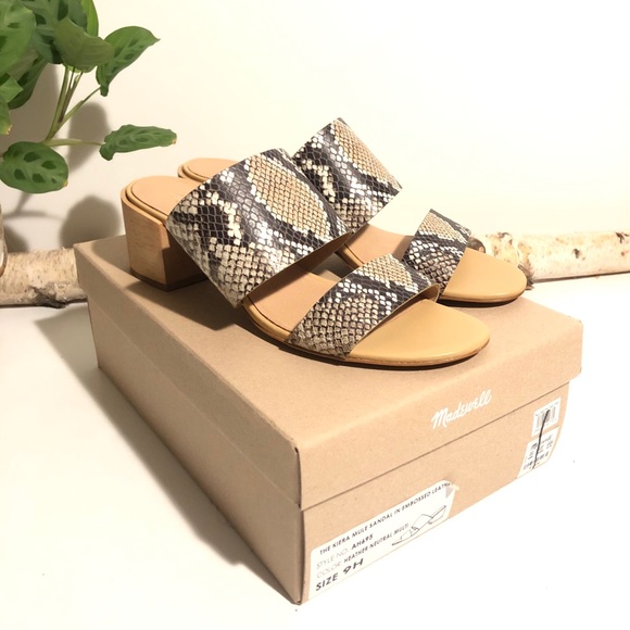 madewell kiera block heel slide